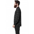 Dragstrip Kustom Checkered Lumber Jack Shirt in Black & Charcoal